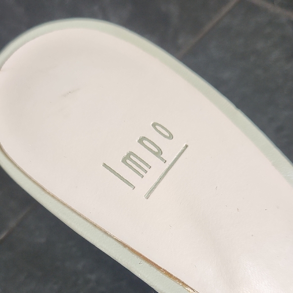 Impo Cream Mules with Flower Accent - Picture 3 of 5